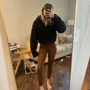 Alo yoga Black Sherpa Jacket